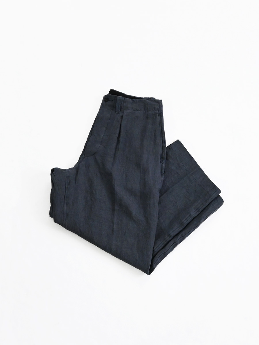 HAVERSACK (ハバーサック) 60リネンポプリン ワイドパンツ