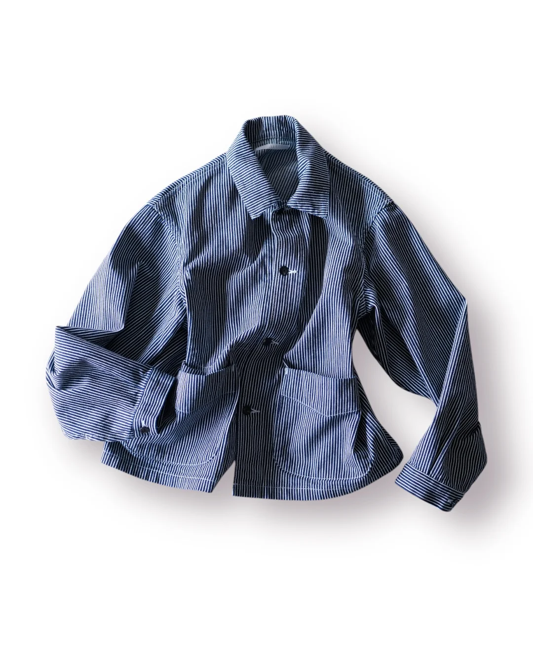 【30%OFF】HATSKI (ハツキ)　Hickory Herringbone Work Jacket -Stripe- HTK-23013-H