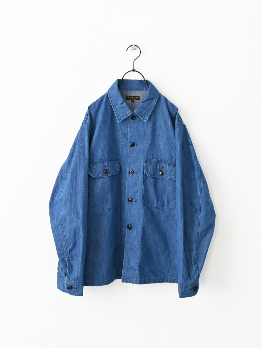 A VONTADE(アボンタージ) Utility Shirt Jacket -8oz FADE