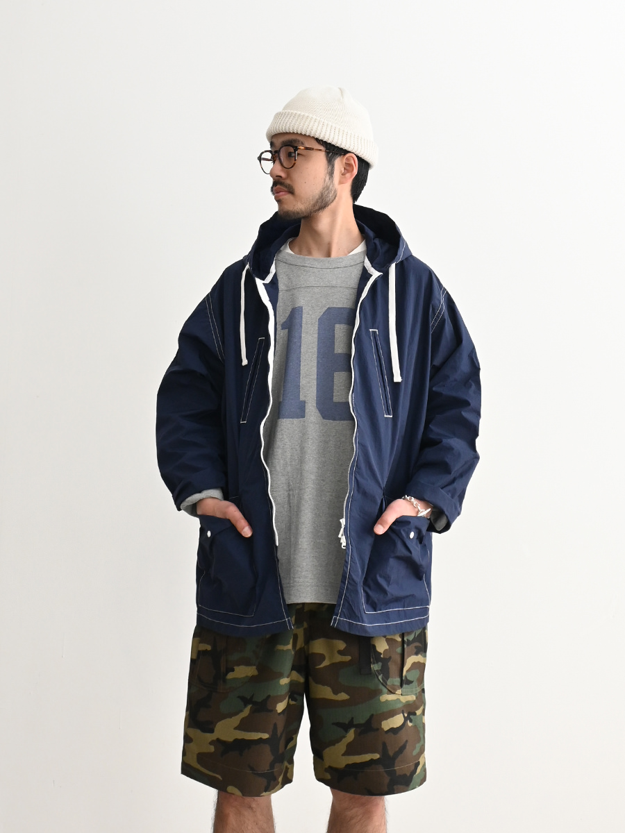 【40%OFF】maillot (マイヨ)　Nylon Field Hooded Jacket (ナイロン・フードジャケット) MAO-25101B