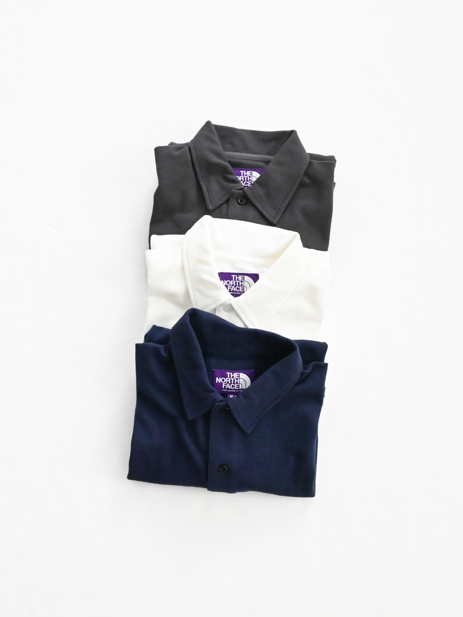 THE NORTH FACE PURPLE LABEL ポロシャツ THE NORTH FACE PURPLE LABEL Moss Stitch Field Big Polo