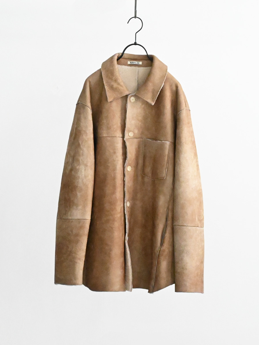 AURALEE (オーラリー)　MERINO MOUTON SHIRT BLOUSON