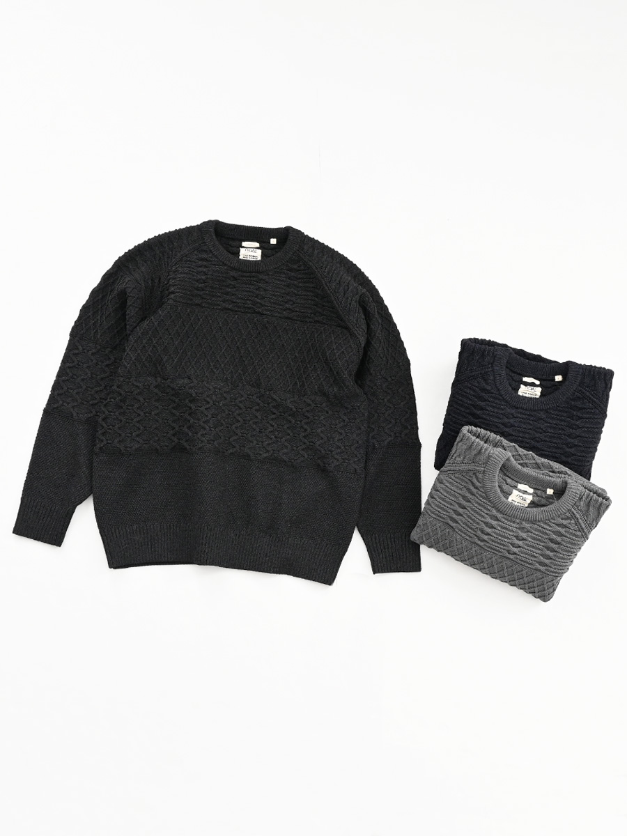 nanamicaナナミカ 7G CREW NECK SWEATER ネイビー L nanamica / Crew