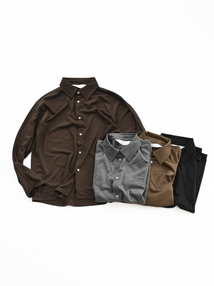 ANDER (アンダー)　  MERINO SHIRT