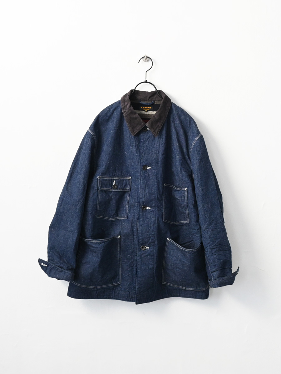 A Vontade（アボンタージ) Coverall w/Blanket Liner -9.5oz Nepped