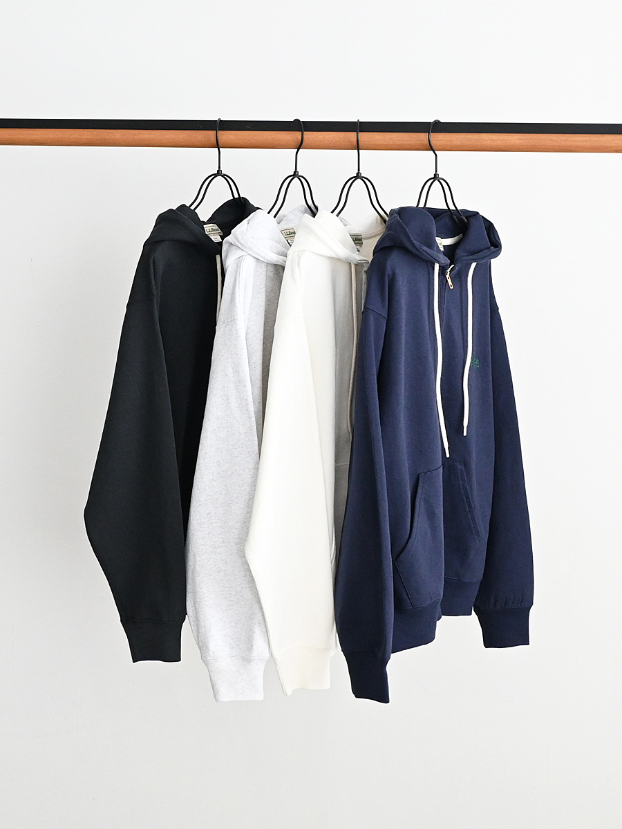 L.L.Bean (エルエルビーン)　ポーテージ・フルジップ・フード・スウェットシャツ