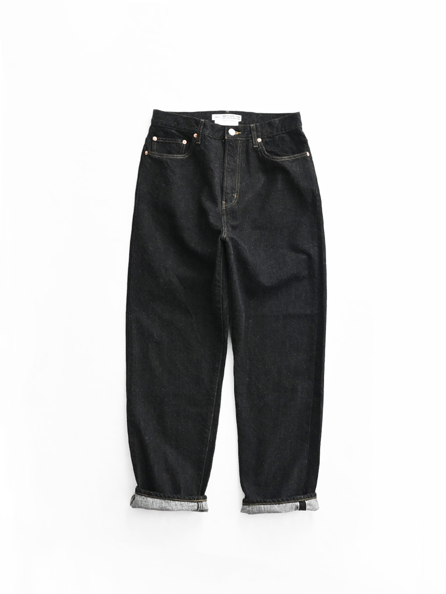 YAECA (ヤエカ)　No.7 Tapered Wide -BLACK