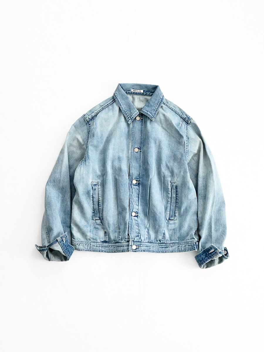 AURALEE (オーラリー)　FADED SELVEDGE LIGHT DENIM BLOUSON