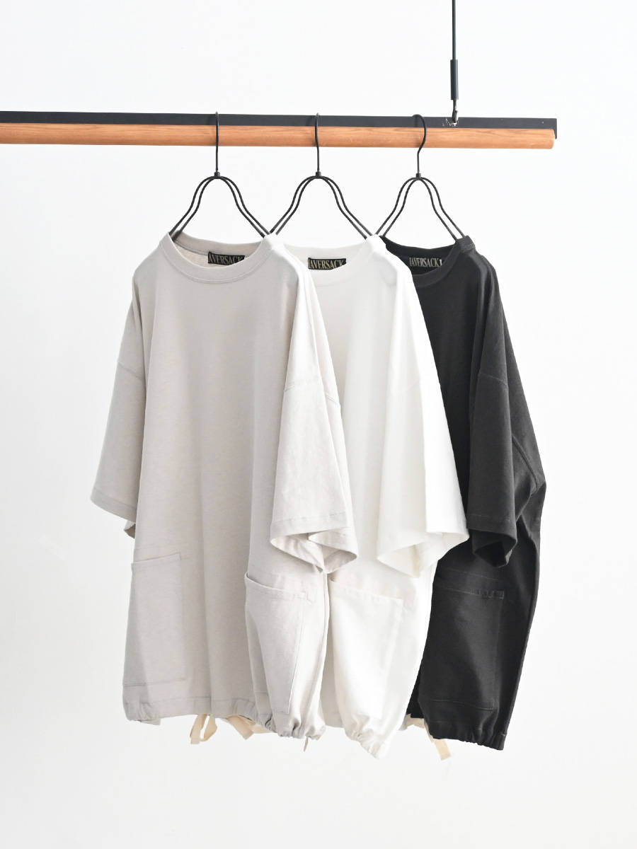 HAVERSACK (ハバーサック)　ヘンプコットン天竺 半袖Tシャツ