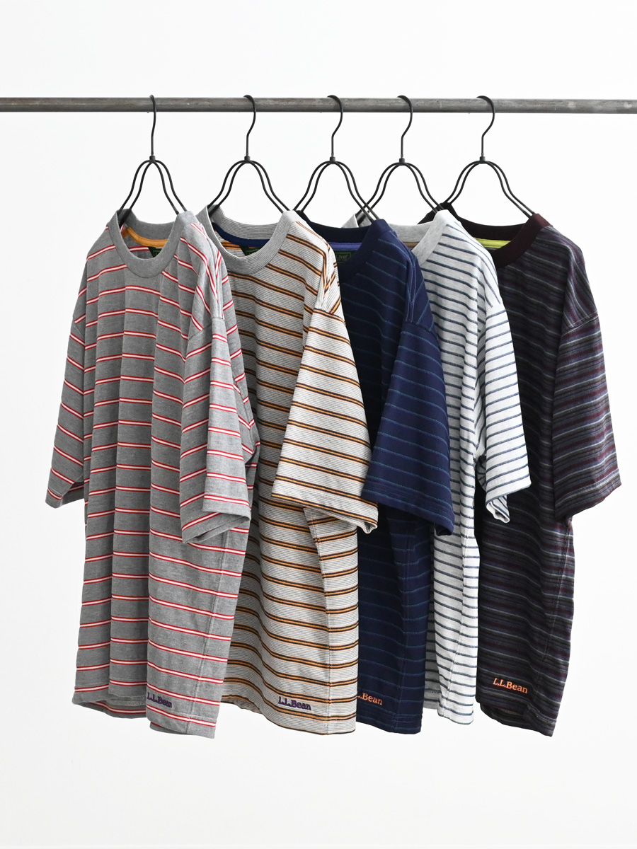 L.L.Bean (エルエルビーン)　クリントン・ストライプ・Tシャツ