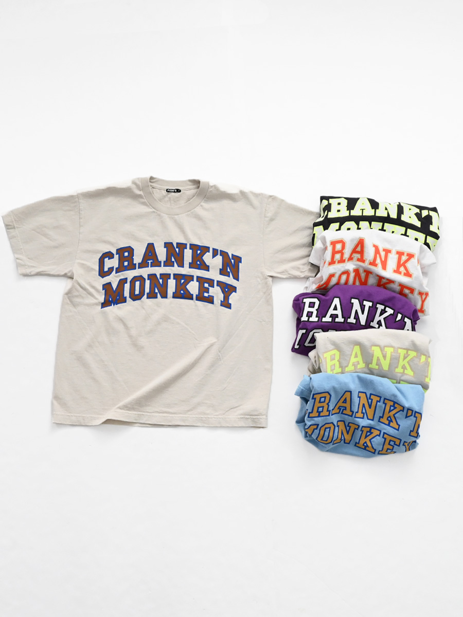 FiSH'S (フィッシュ)　CRANK'N MONKEY プリントTee