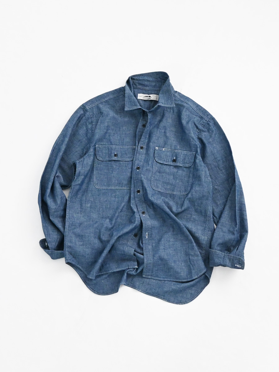 HATSKI(ハツキ)　HT.8203005 DPDS Shirt -Chambray-