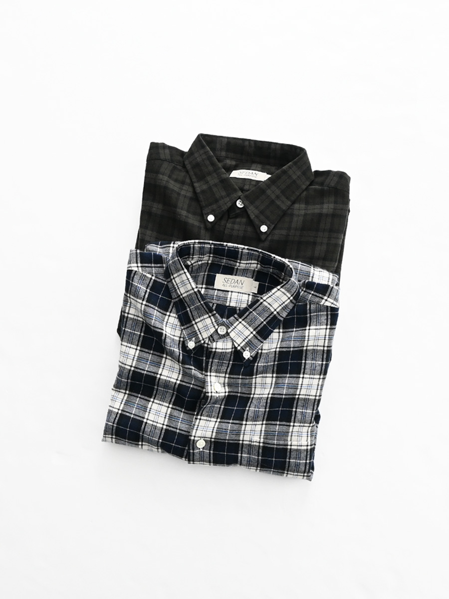 SEDAN ALL-PURPOSE (セダンオールパーパス)　BOX Plaid BD Shirts