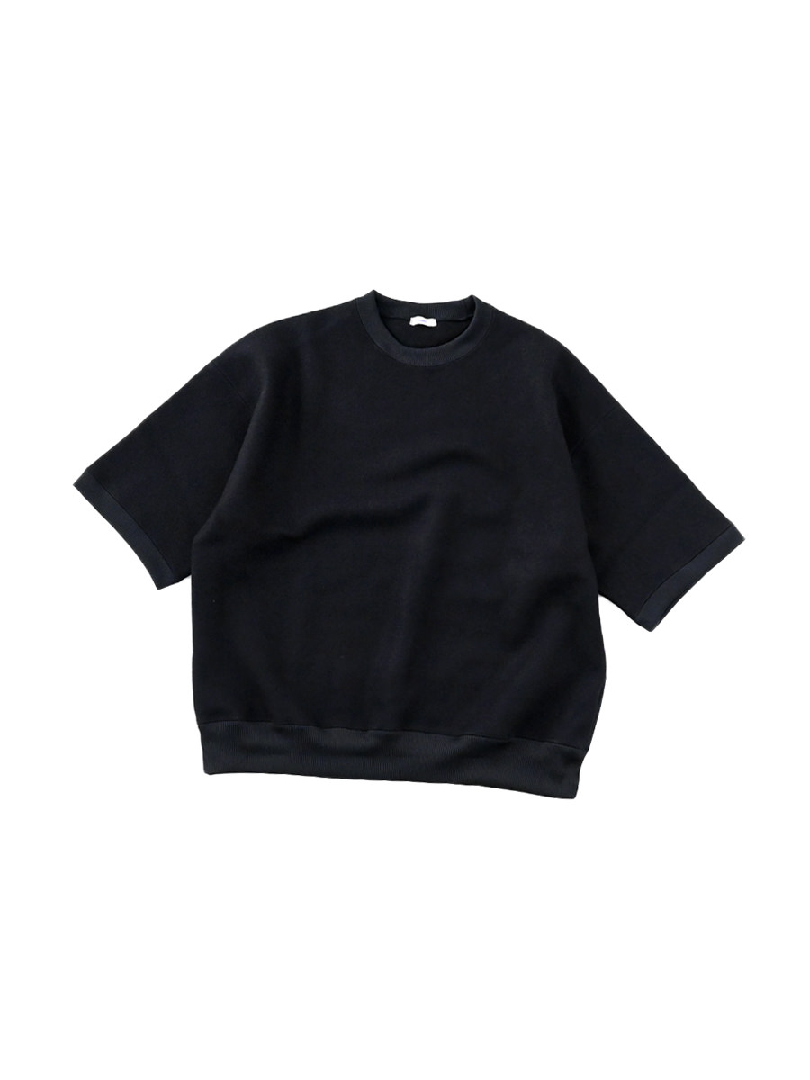 maillot mature(マイヨマチュア)　Cut Melton S/S Trainer  (カットメルトン半袖トレーナー) MAC-25209