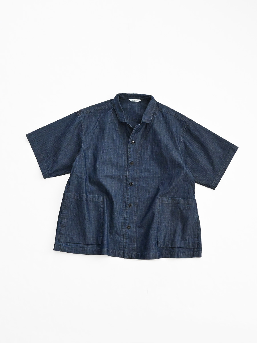 ORDINARY FITS (オーディナリーフィッツ)　OPEN COLLAR S/S SHIRTS RIPSTOP / SH020IND