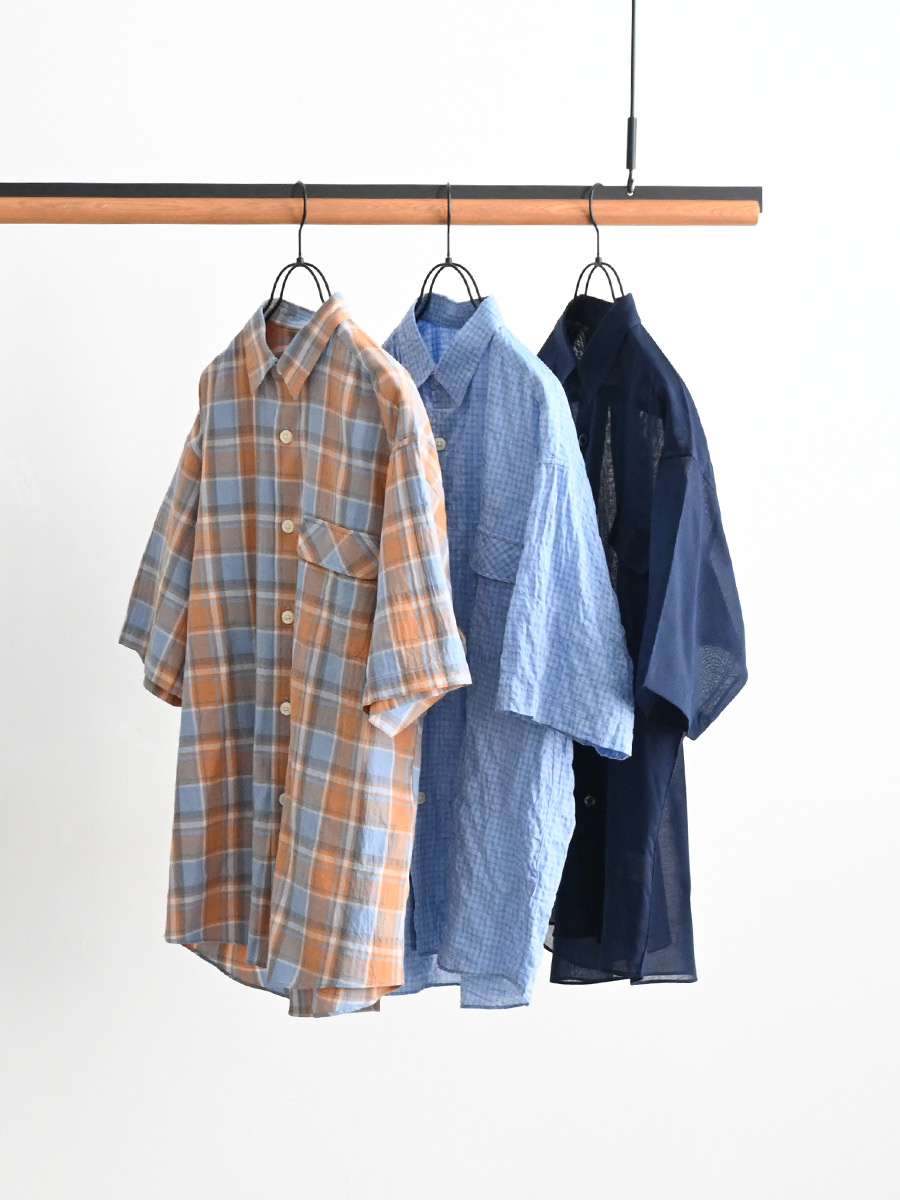 【40%OFF】ill (イル)　半袖レギュラーカラーシャツ