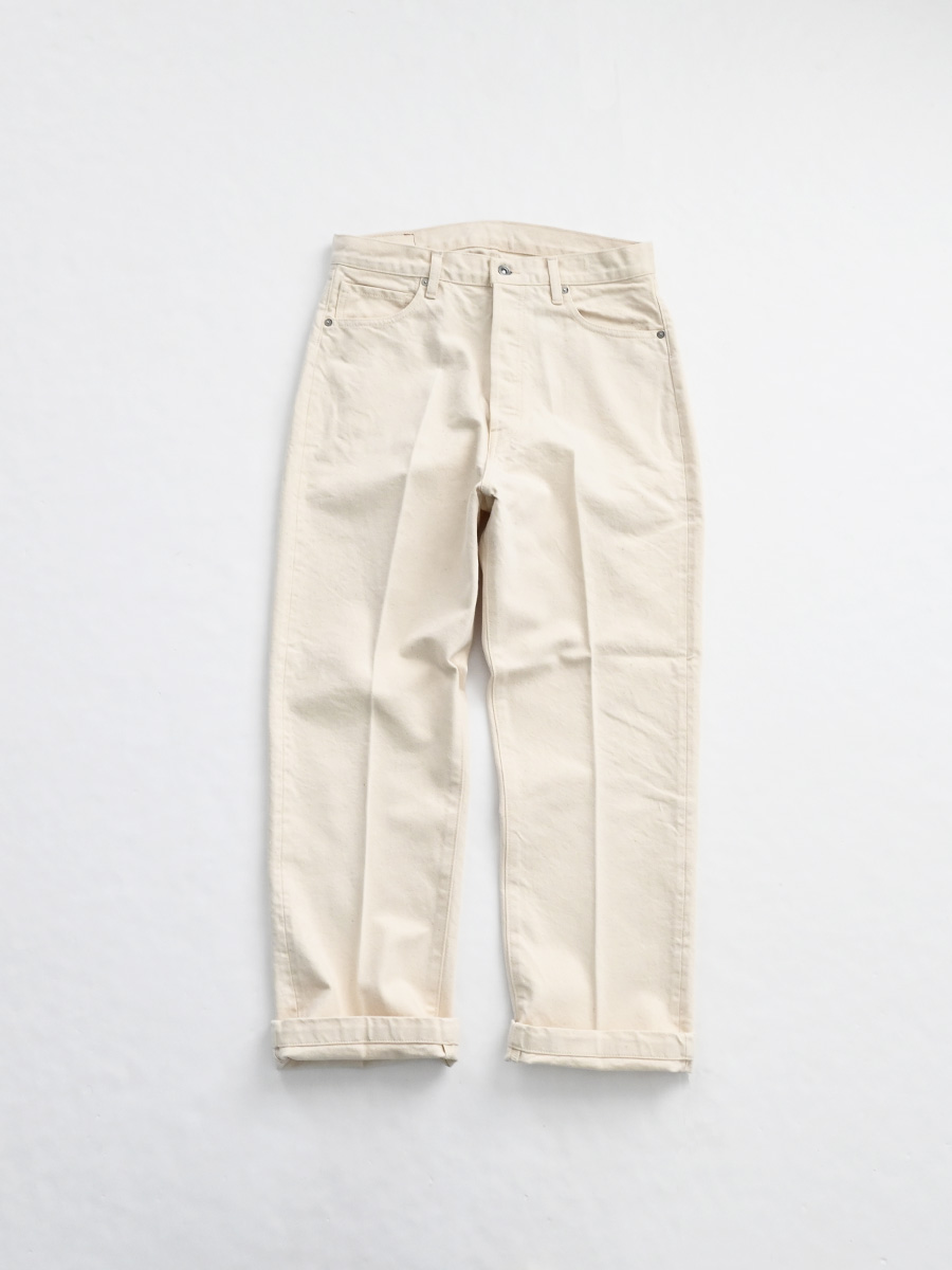 HATSKI (ハツキ)　Denim06 Tailored Jeans -Ecru-