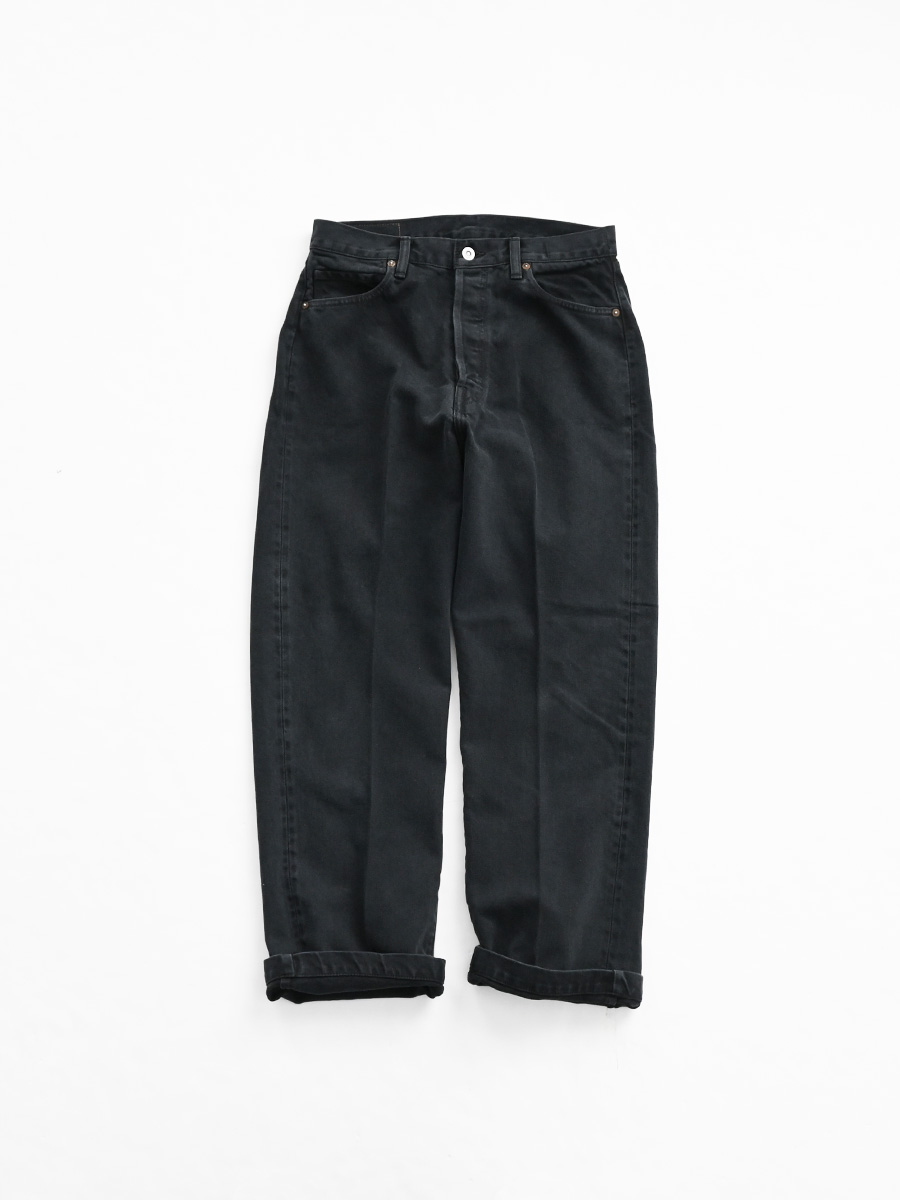 HATSKI (ハツキ)　Denim06 Tailored Jeans -Fade Black-