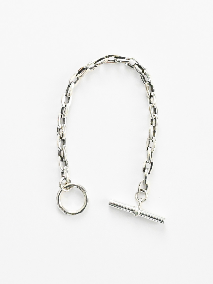 GENERAL(ジェネラル) 925 SILVER T-BAR BRACELET #GEN-051