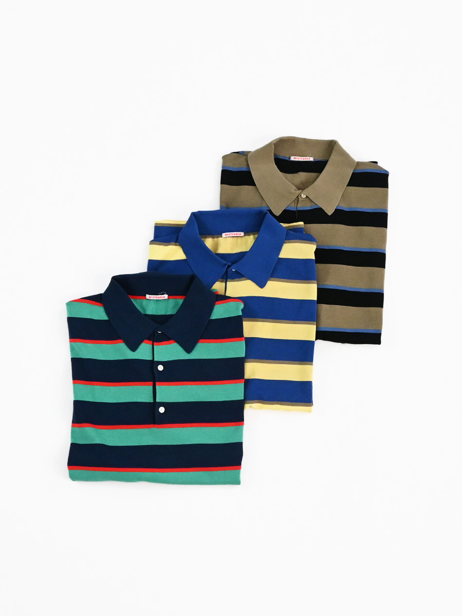 RYE TENDER (ライテンダー)　STRIPED ADAMS POLO