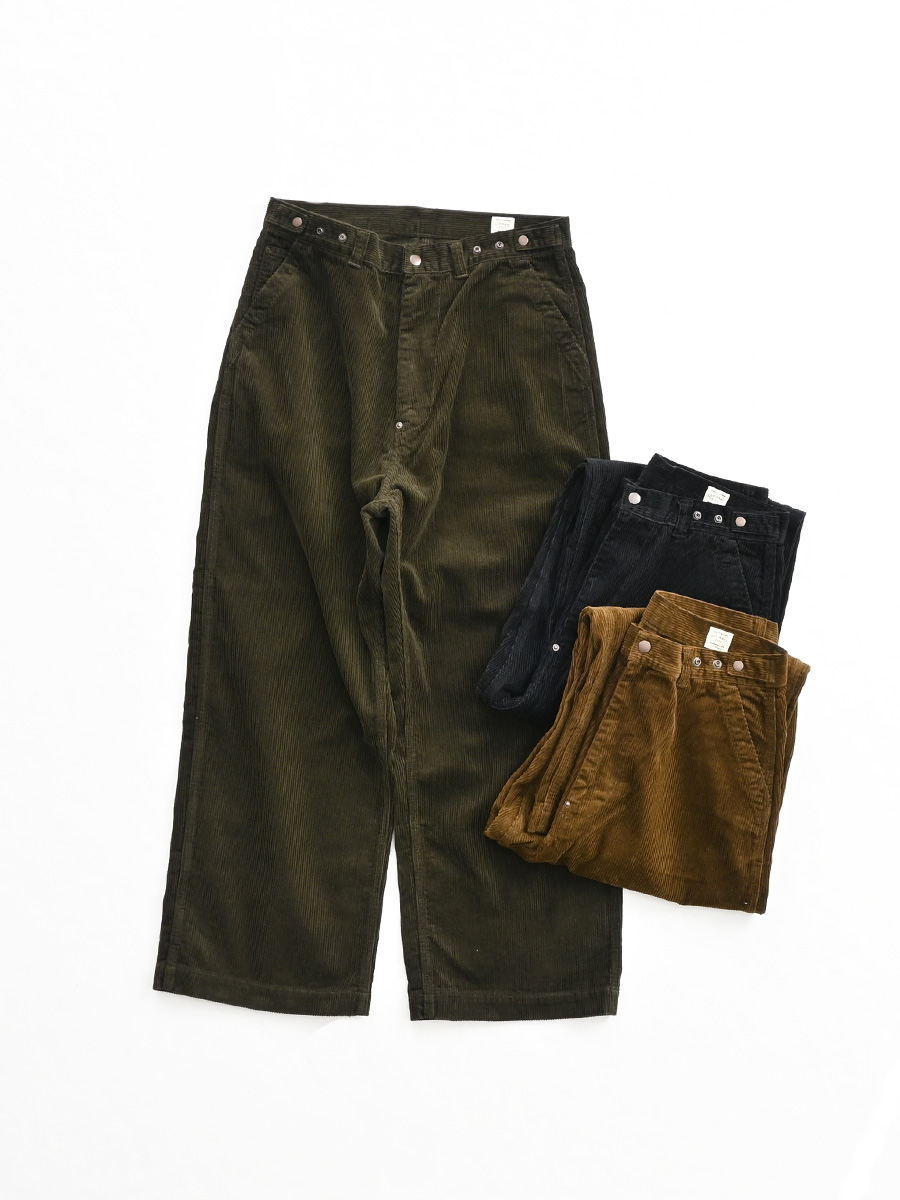 ORDINARY FITS (オーディナリーフィッツ)　CORDUROY BELL PANTS / PT009-325
