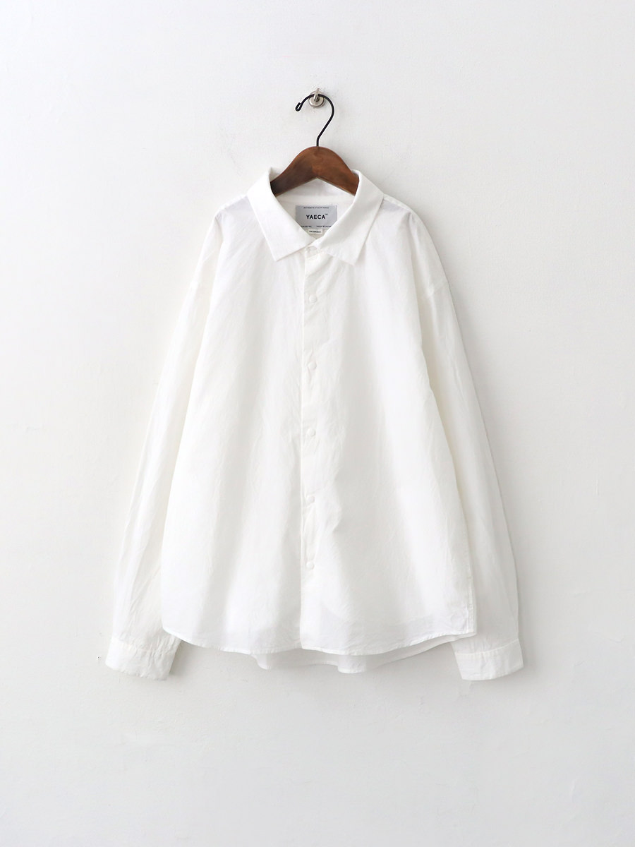 YAECA＞ COMFORT SHIRT EXTRA WIDE OL/シャツ