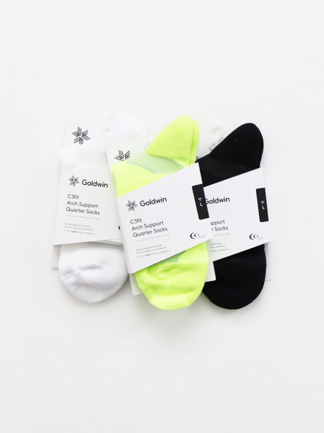 Goldwin（ゴールドウィン） C3fit Arch Support Quarter Socks