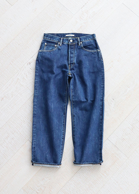 HATSKI (ハツキ)　Wide Tapered  Denim "Used Blue" HTK-22003-U