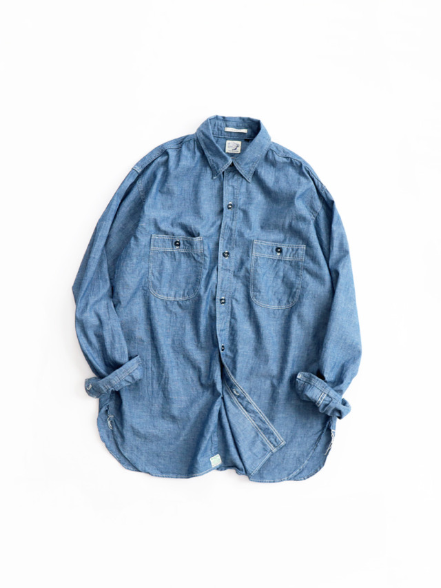 orSlow (オアスロウ)　RELAX FIT CHAMBRAY WORK SHIRT