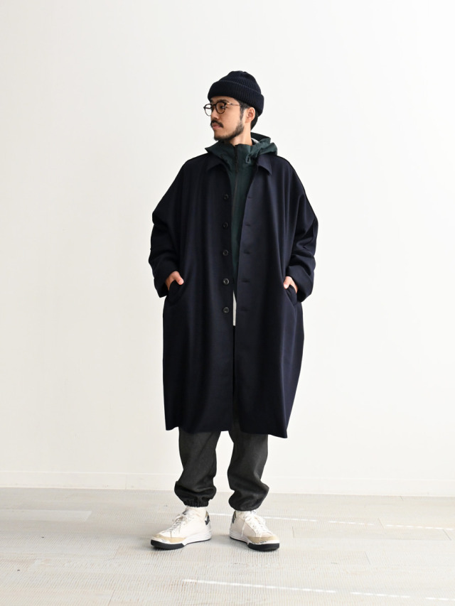 maillot mature(マイヨマチュア) Melton Lots Coat (メルトンロッツコート) MAO-22251