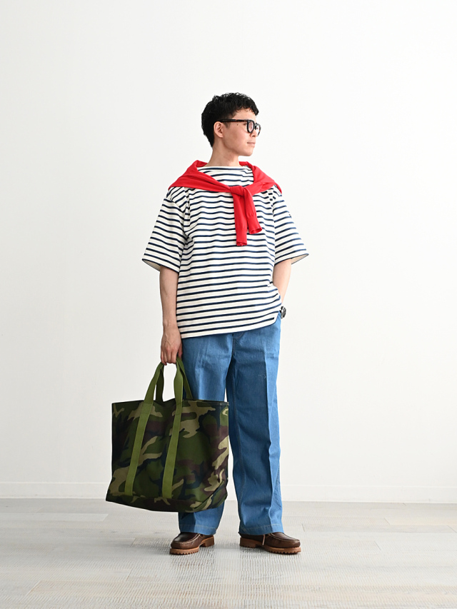 HATSKI (ハツキ)　Denim Easy Trousers HTK-22013