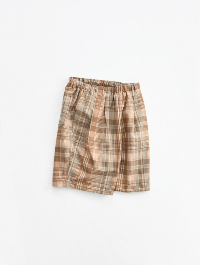 【40%OFF】UNDYED (アンダイド)　MADRAS CHECK SHORT