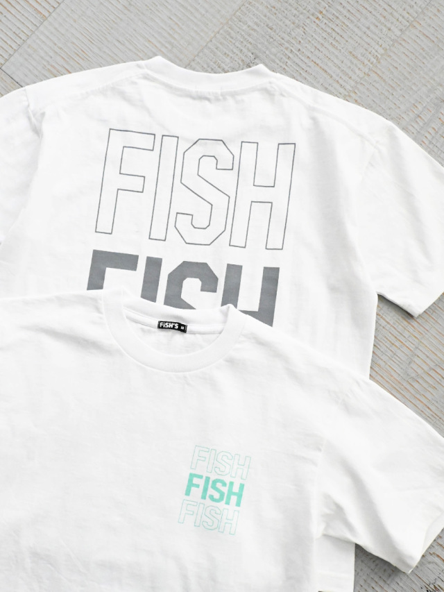 【20%OFF】FiSH'S (フィッシュ)　ビッグロゴ プリントTee #C