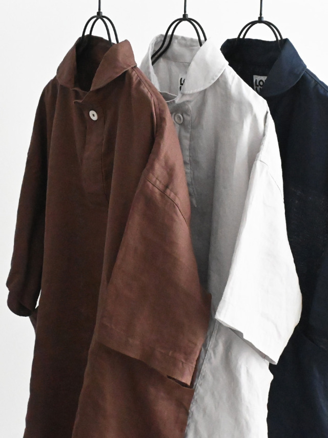 【20%OFF】LOLO LIKE (ロロライク)　定番プルオーバー型 半袖ビックシャツ