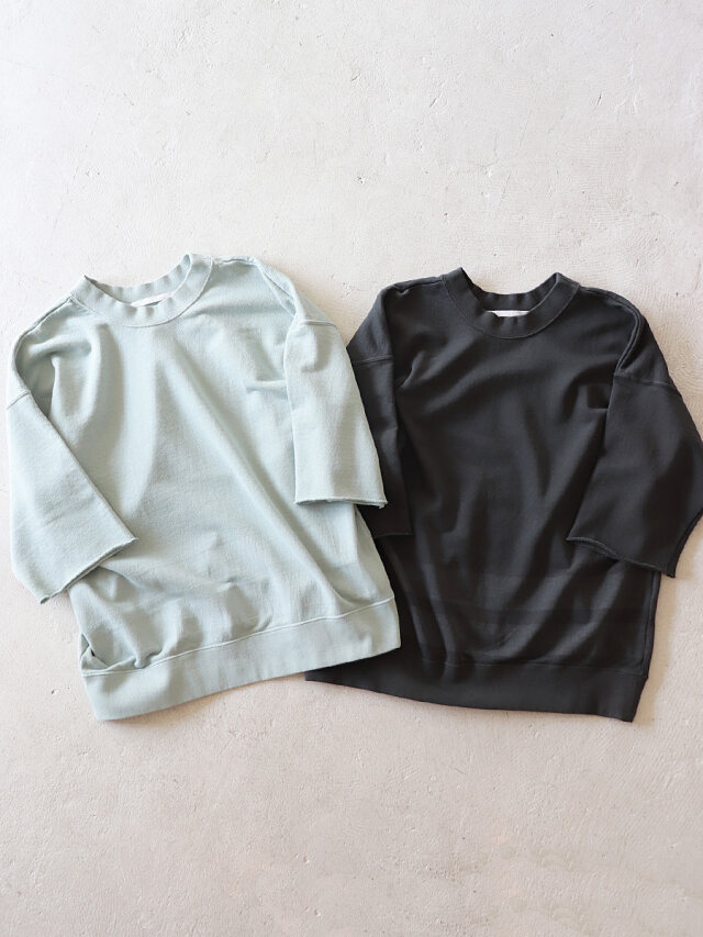 【30%OFF】HATSKI (ハツキ)　 Crew Neck Line S/S Sweat HTK-25012