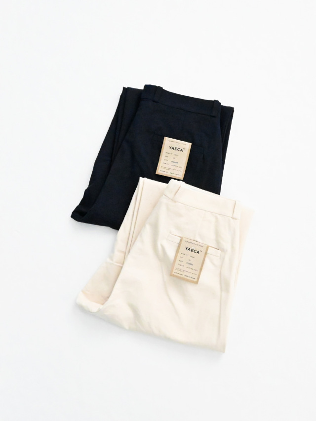 YAECA (ヤエカ) CHINO CLOTH PANTS TWO TUCK STRAIGHT (15606)