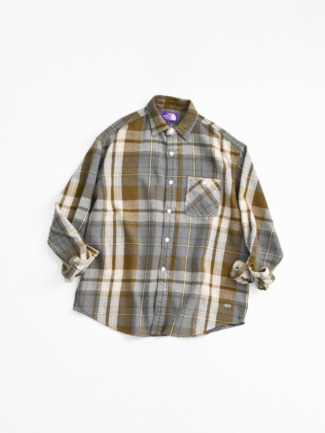 THE NORTH FACE PURPLE LABEL (ザ ノースフェィス パープルレーベル)　Flannel Plaid Field Shirt