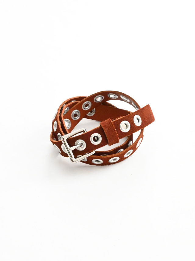 NECESSARY or UNNECESSARY (ネセサリーオアアンネセサリー)　LEATHER BELT X