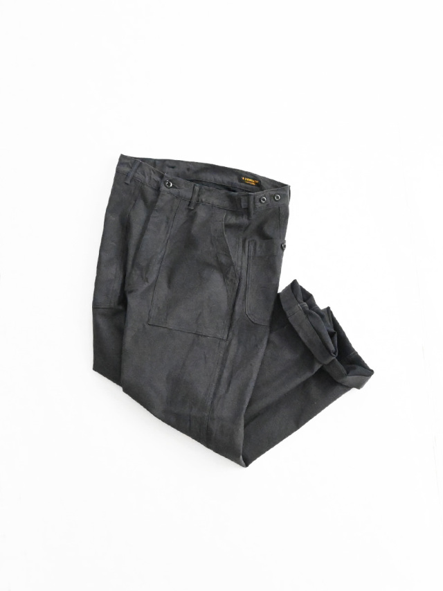 A VONTADE (アボンタージ)　Utility Trousers -Charcoal Backsatin- VTD-0496-PT2