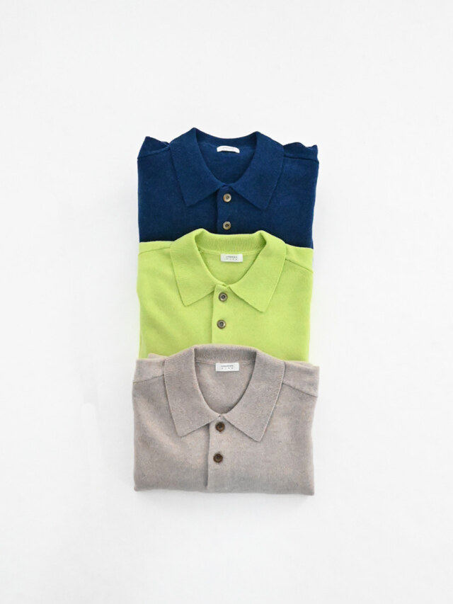 crepuscule (クレプスキュール)　M-G Knit Polo