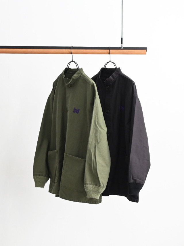 Needles (ニードルズ)　S.C. ARMY SHIRT - REVERSED SATEEN