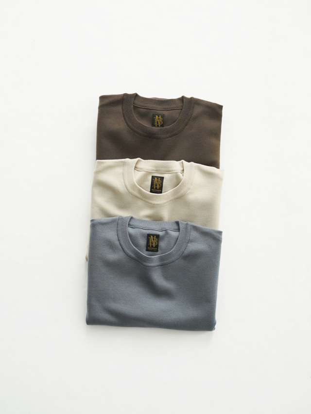 BATONER (バトナー)　32G SMOOTH WOOL CLASSIC CREW NECK