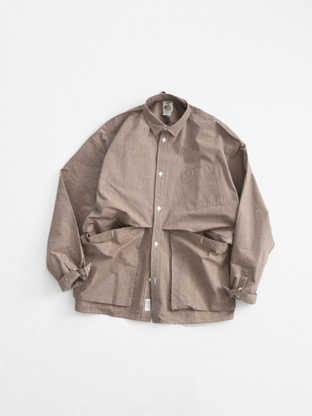NOROLL (ノーロール)　HWR WOOL WEATHER SHIRT