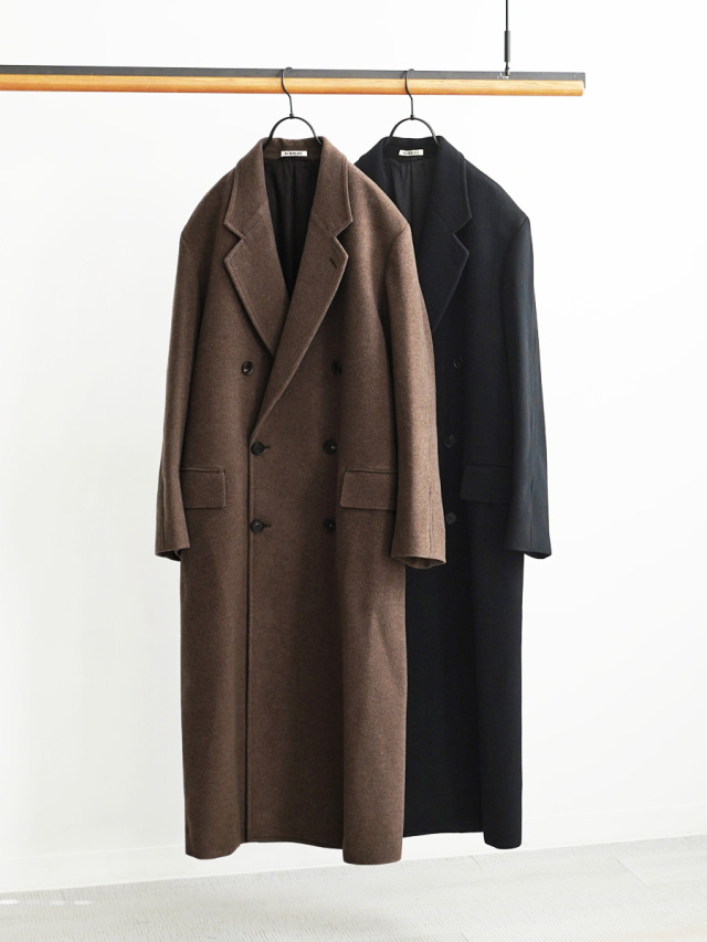 AURALEE (オーラリー) SUPER FINE WOOL MOSSER CHESTERFIELD COAT