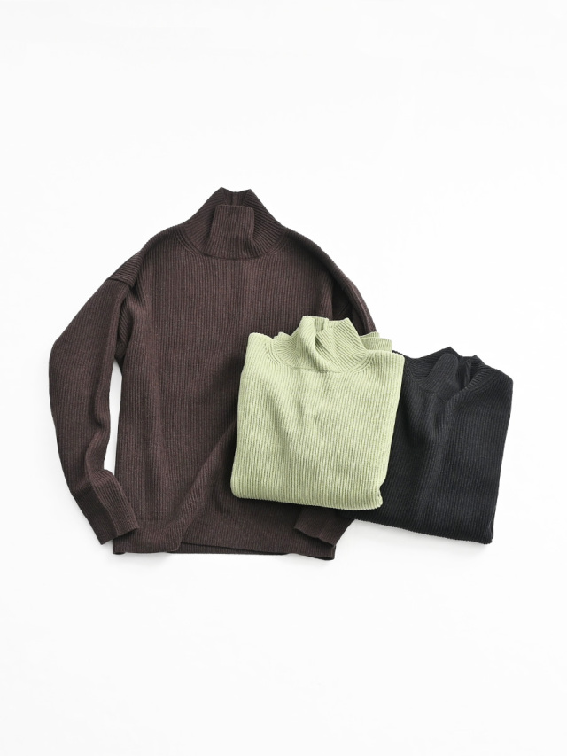 AURALEE (オーラリー)　SUPER FINE WOOL RIB KNIT TURTLE