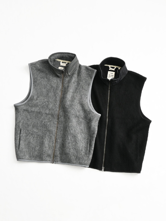 nanamica (ナナミカ)　Zip-Up Mohair Vest
