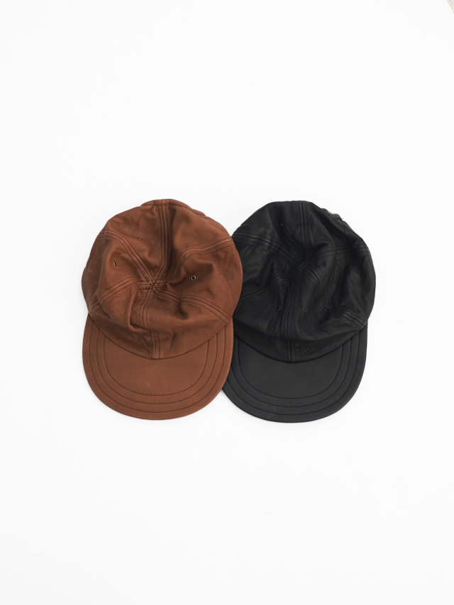 DECHO (デコー)　LEATHER 6 PANEL CAP