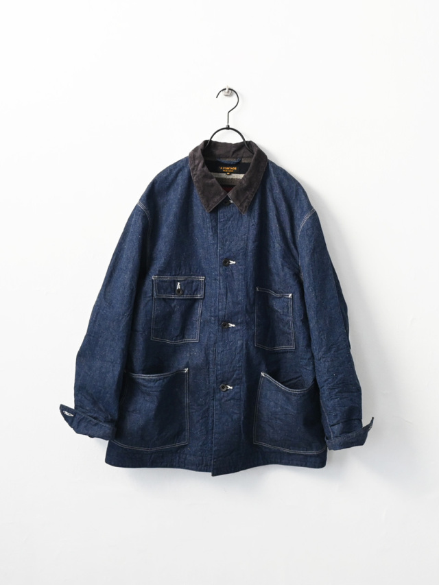 A Vontade（アボンタージ) Coverall w/Blanket Liner -9.5oz Nepped