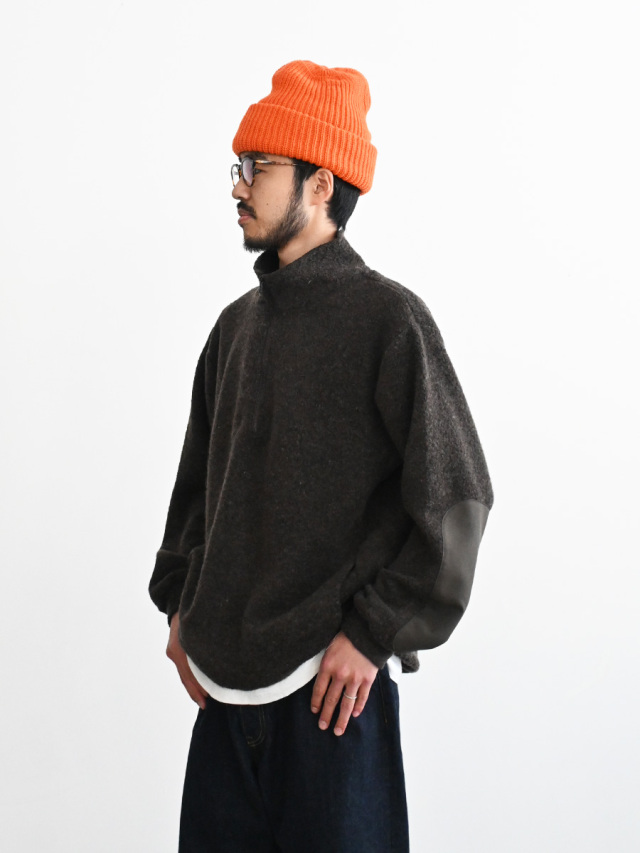 A Vontade（アボンタージ) Wool Pile Half Zip Jacket VTD-0640-CS