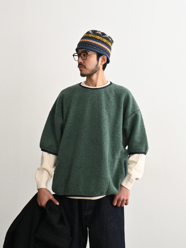 Sanca (サンカ) BOA FLEECE CREW S/S